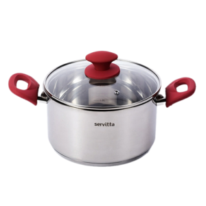 Bộ nồi chảo 7 món bằng thép không gỉ Servitta