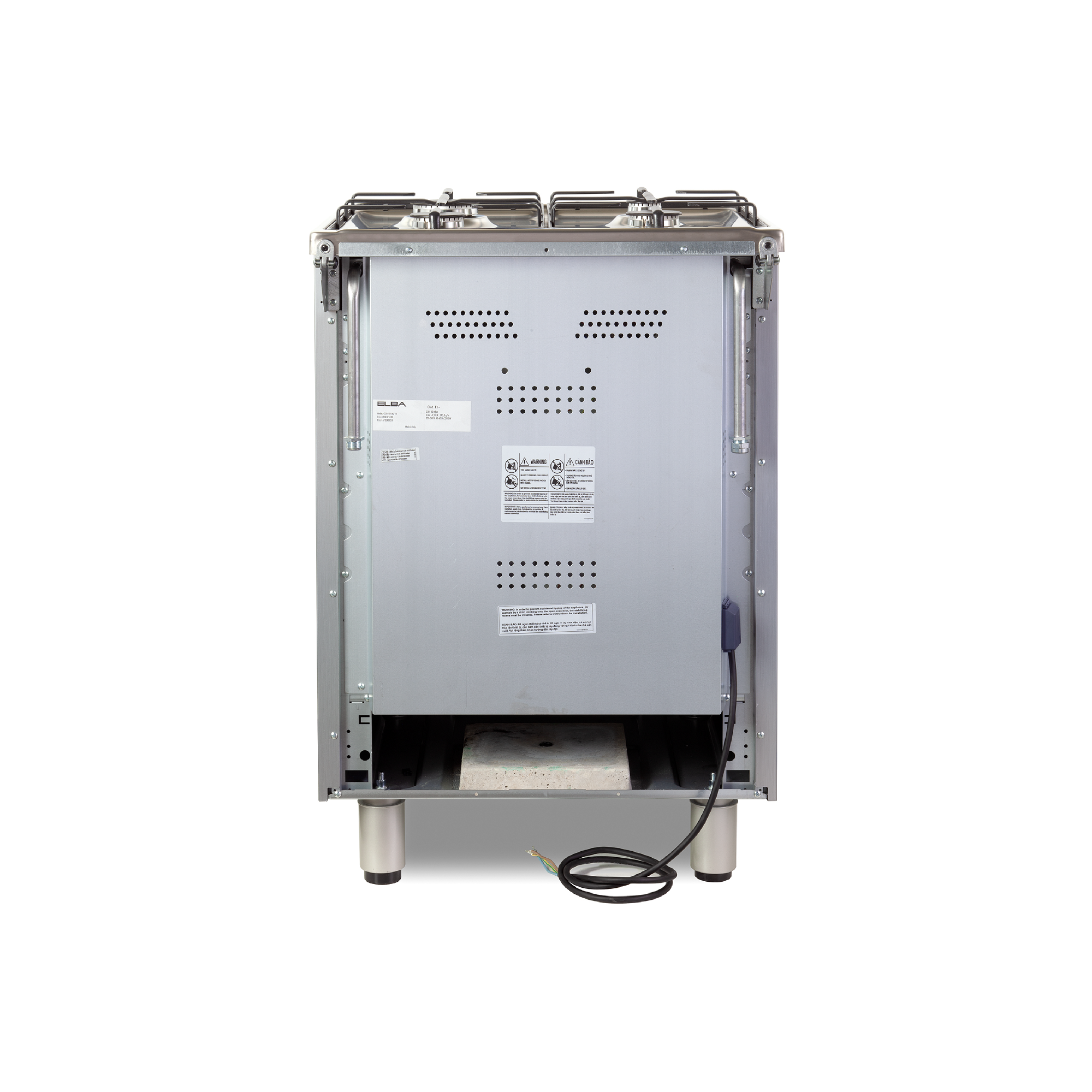 Bếp gas 4 vùng nấu kết hợp lò nướng 60cm Elba CXX 664 ML VN