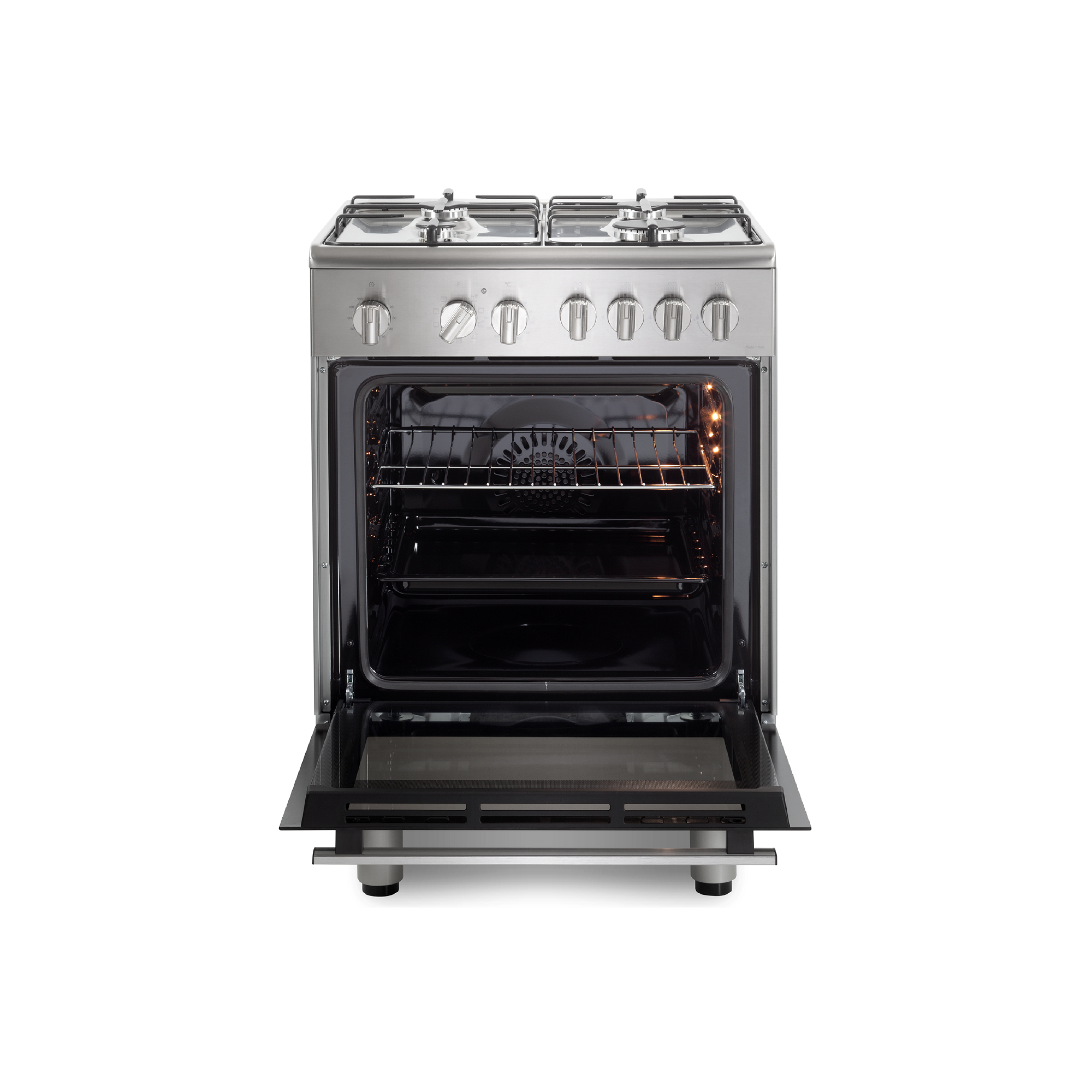 Bếp gas 4 vùng nấu kết hợp lò nướng 60cm Elba CXX 664 ML VN