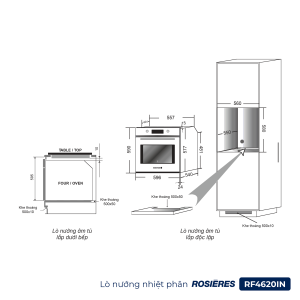 Lò nướng nhiệt phân Rosières RF4620IN