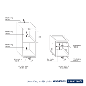 Lò nướng nhiệt phân Rosières RF697ZIN/E