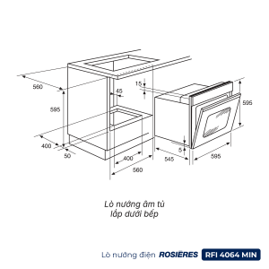 Lò nướng điện Rosières RFI4064MIN